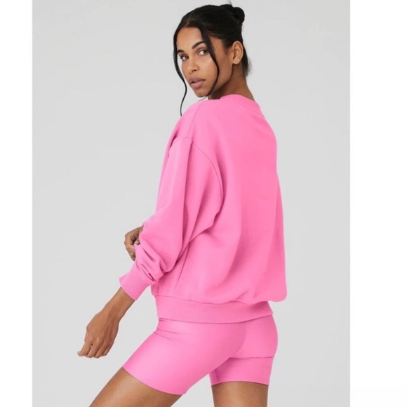 🎀Alo Paradise Pink Accolade Pullover🎀 - Picture 2 of 7